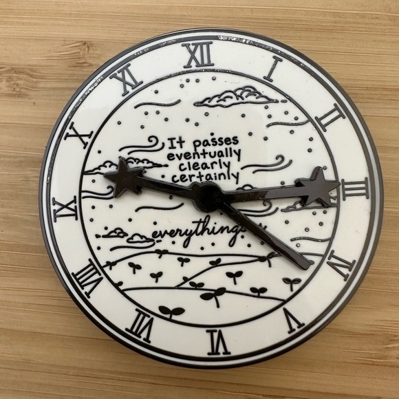 BTS Namjoon RM Mono everythingoes Clock Enamel Pin - Picture 3 of 5